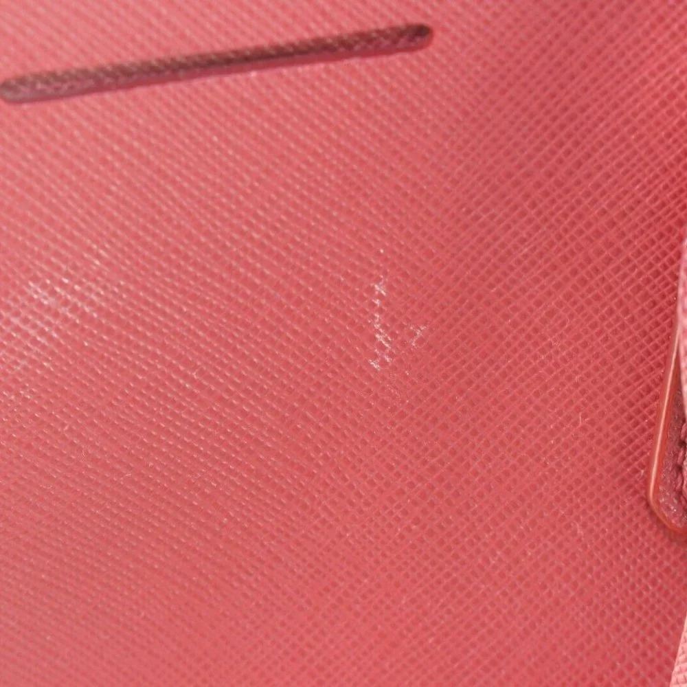 Prada red saffiano
